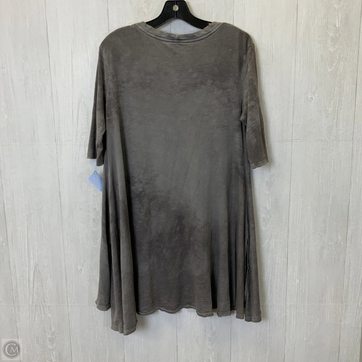 Tunic 3/4 Sleeve By Free People In Grey, Size: M