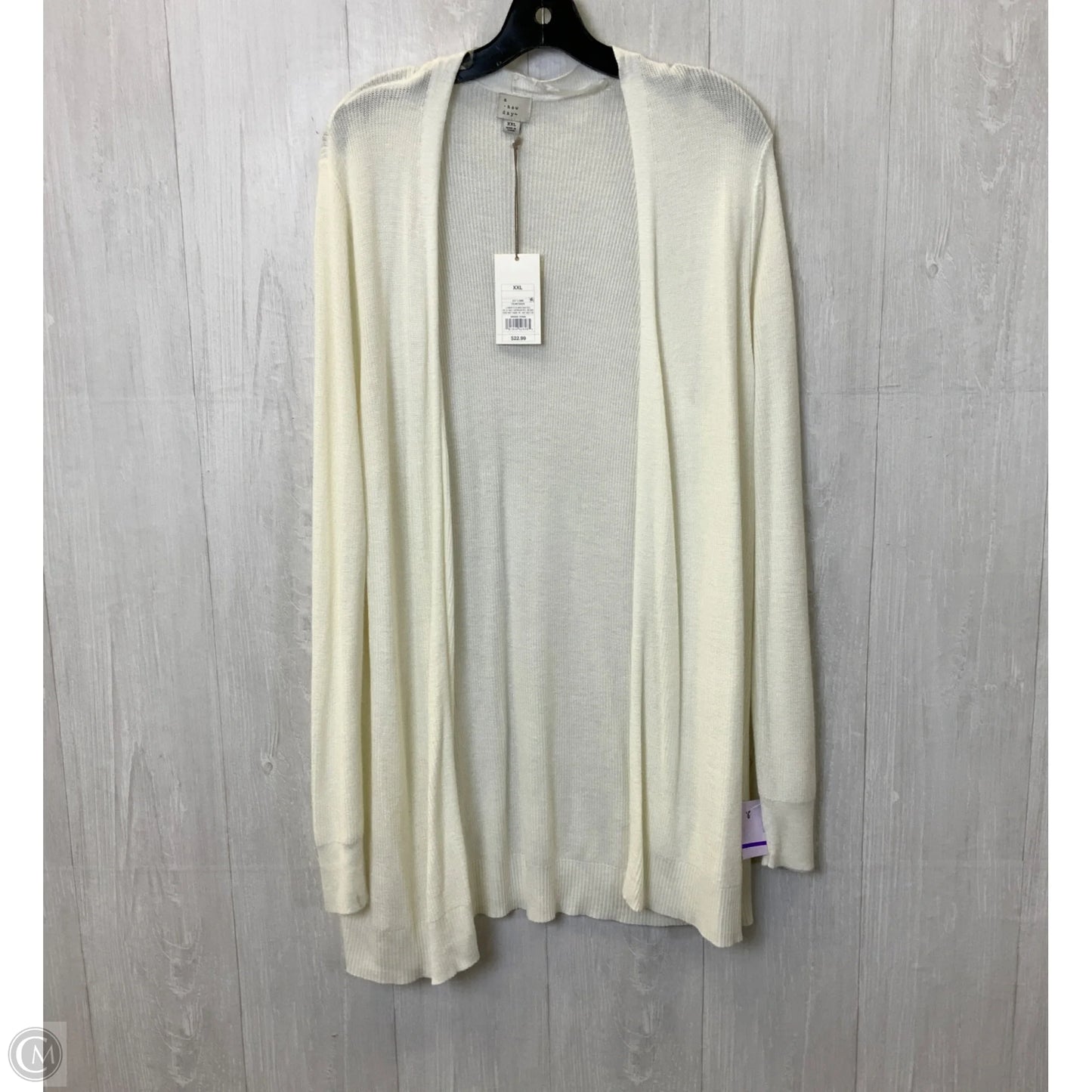 Cardigan By A New Day In White, Size: Xxl