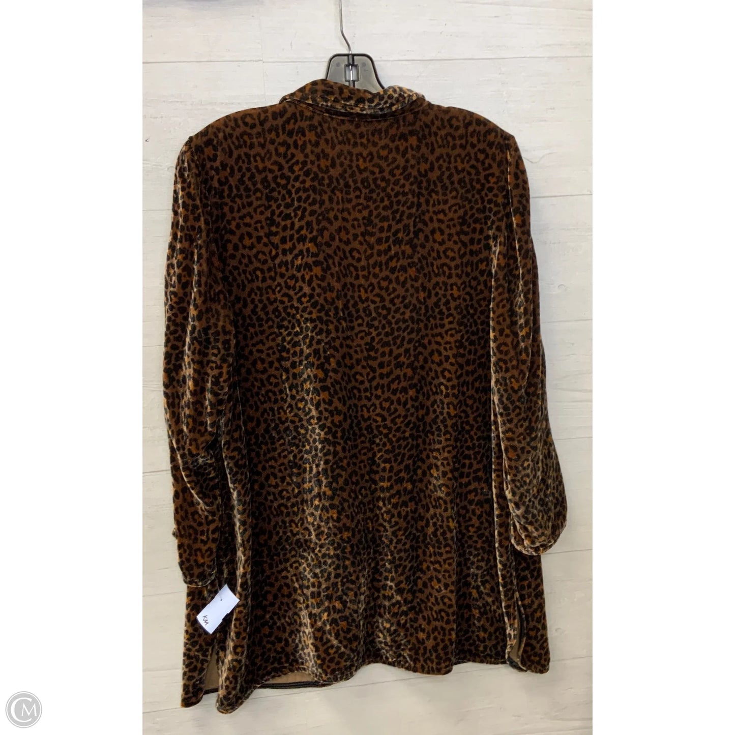 Cardigan By Soft Surroundings In Animal Print, Size: M