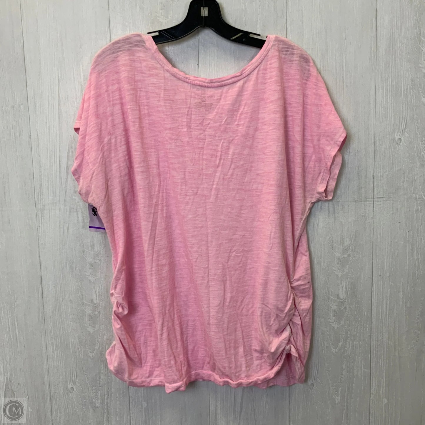 Top Short Sleeve By Lane Bryant In Pink, Size: 3x