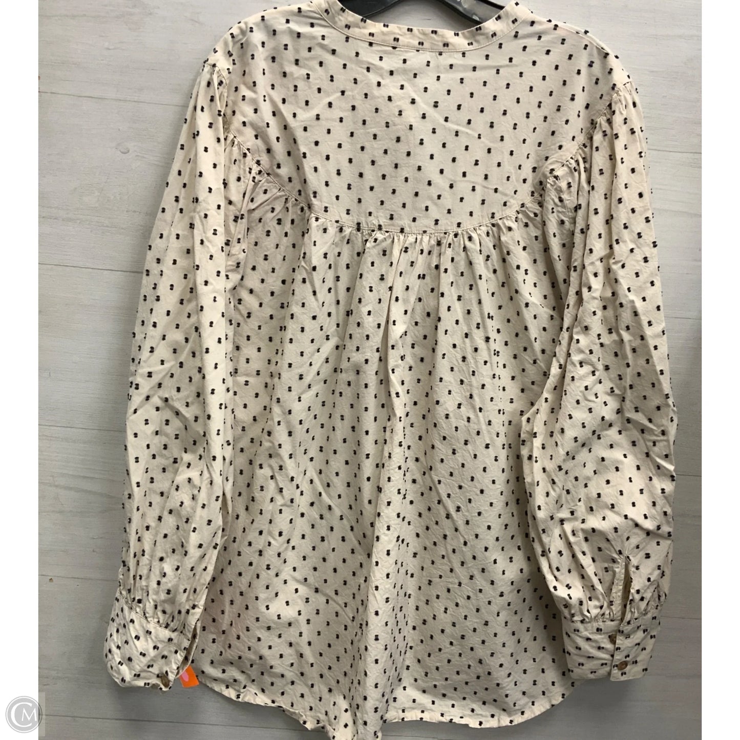 Top Long Sleeve By Old Navy In Cream, Size: 3x
