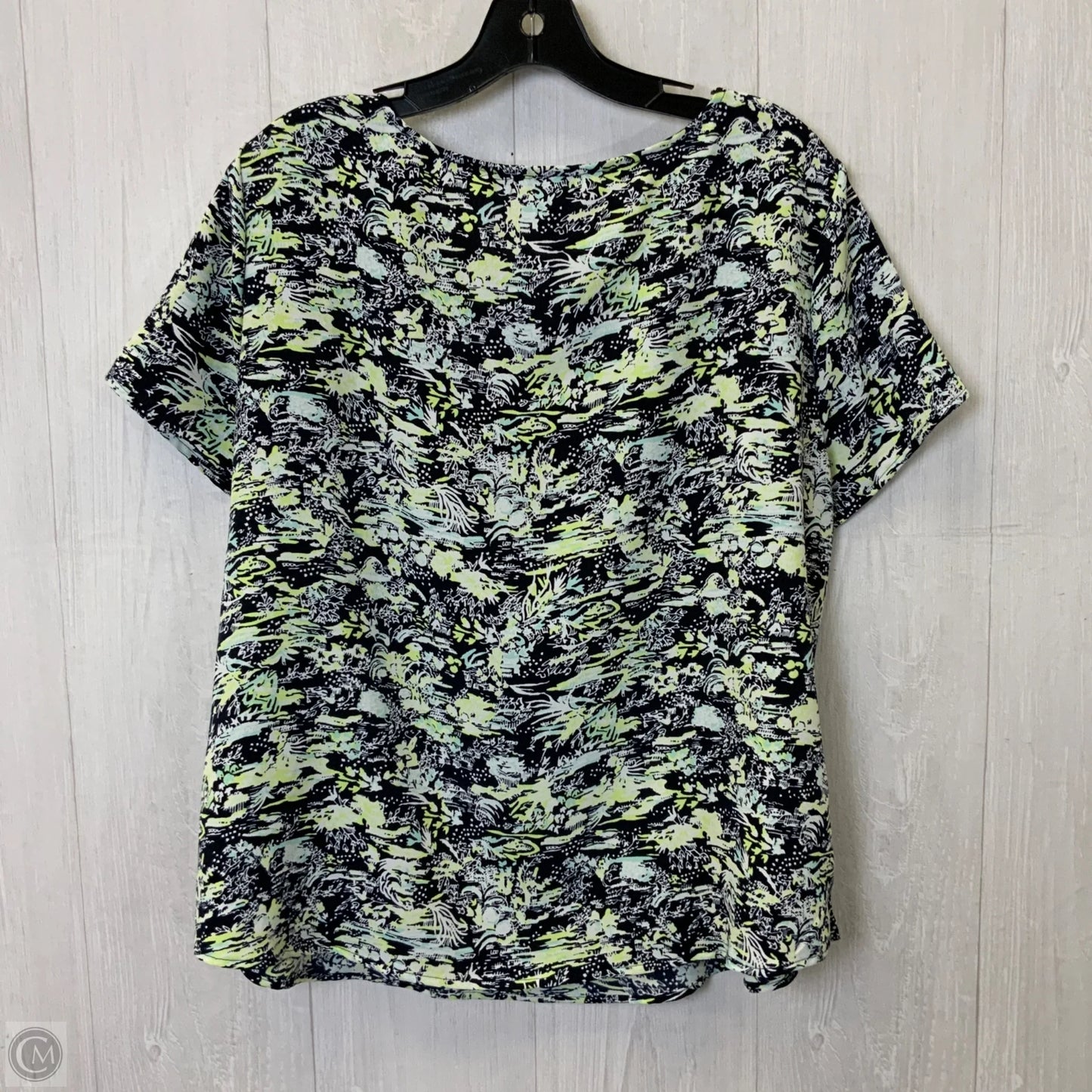 Top Short Sleeve By Christopher And Banks In Multi-colored, Size: Xl
