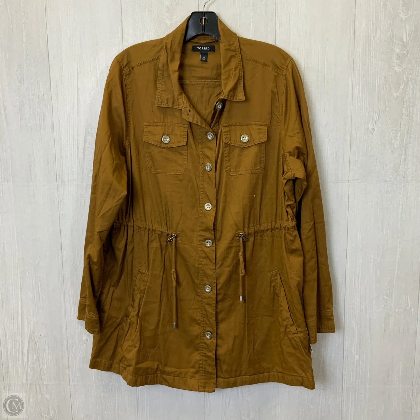 Jacket Utility By Torrid In Brown, Size: M