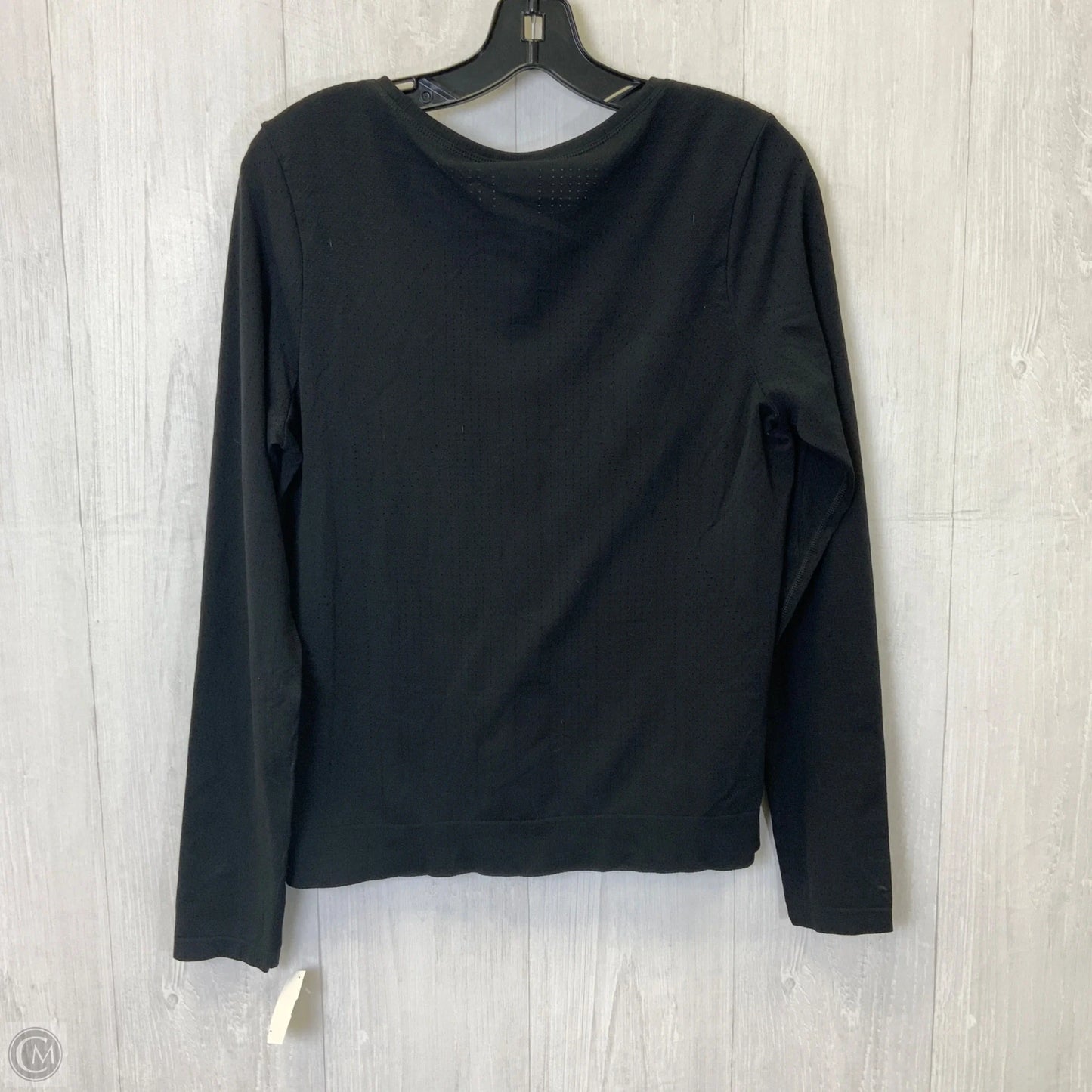 Athletic Top Long Sleeve Crewneck By Athleta In Black, Size: M