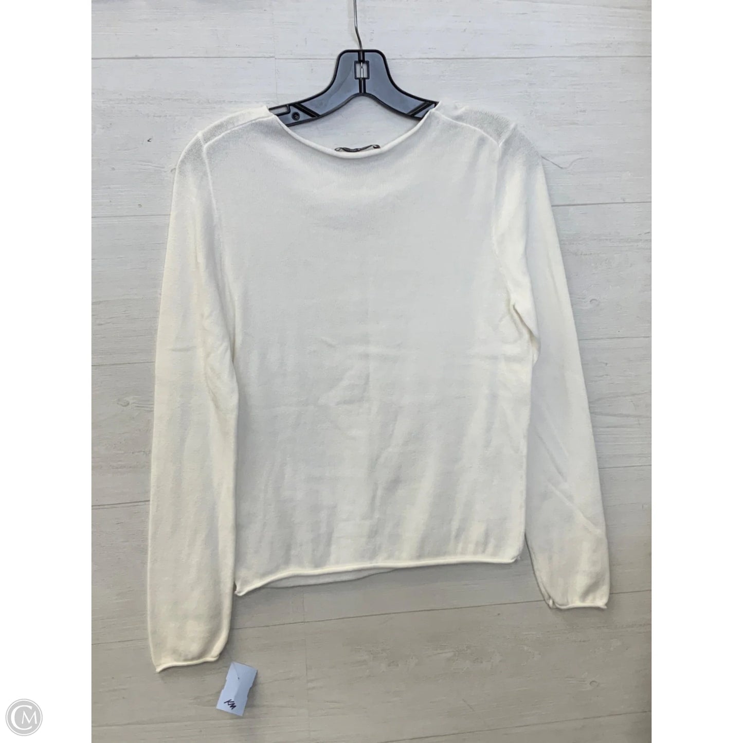 Top Long Sleeve By Brandy Melville In White, Size: S