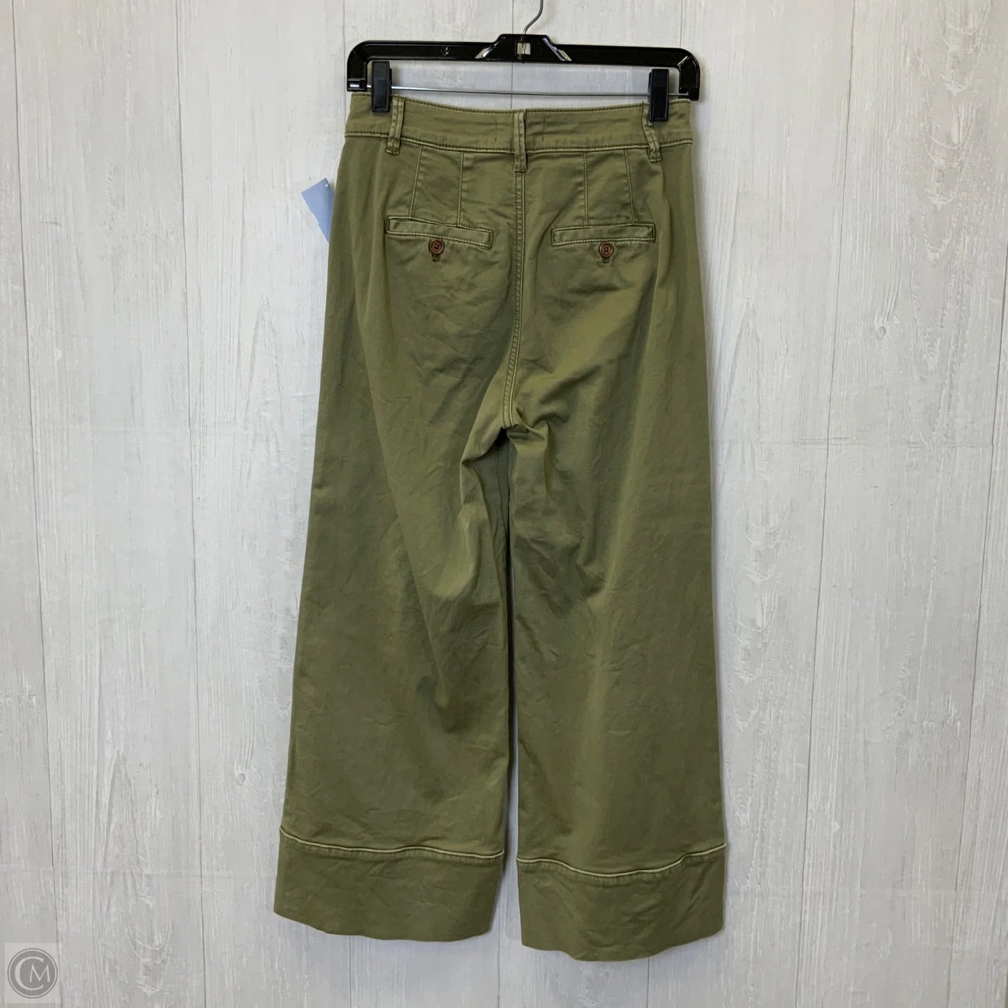 Pants Wide Leg By Clothes Mentor In Green, Size: 0