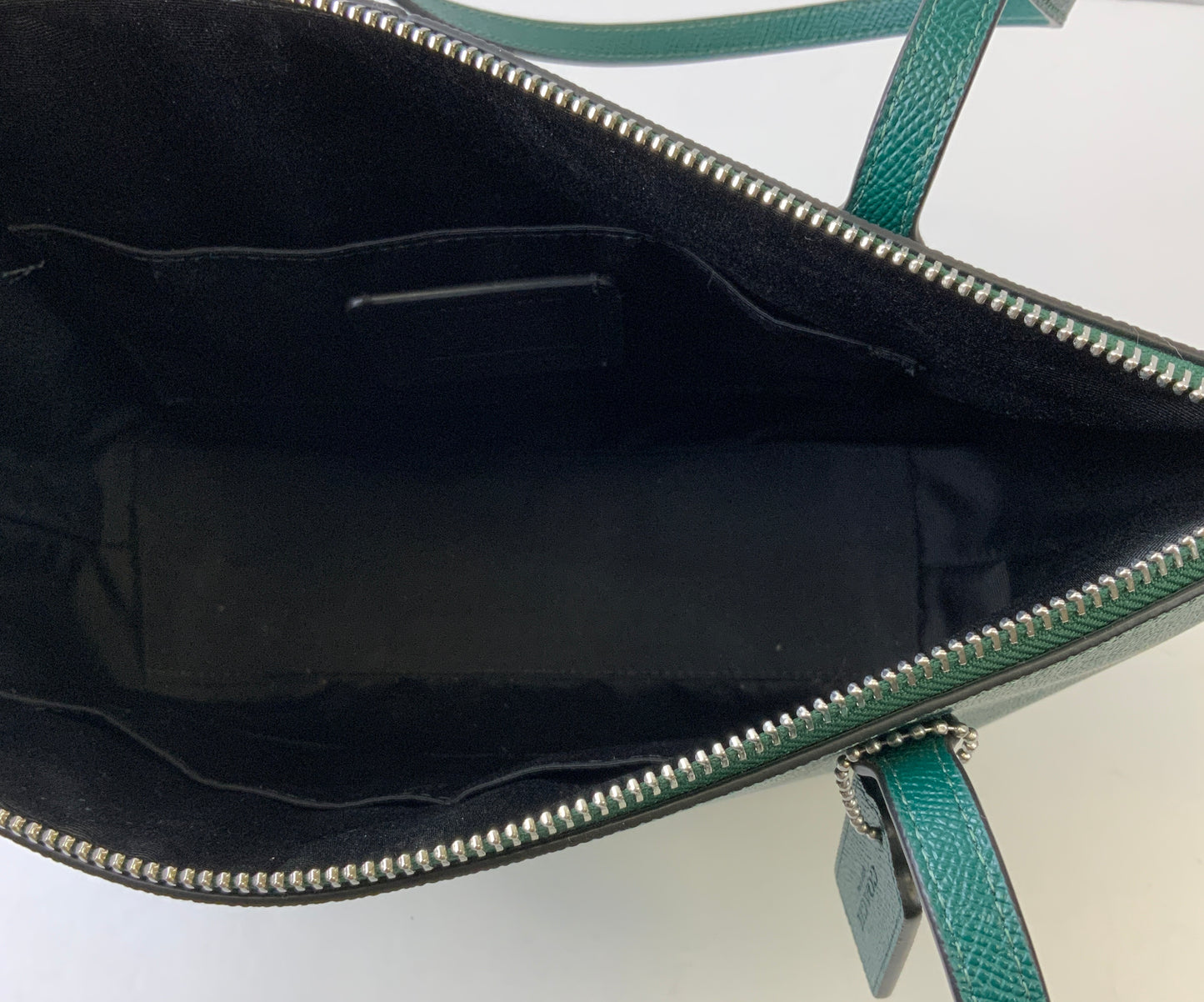 Handbag Designer By Coach In Teal, Size:Medium