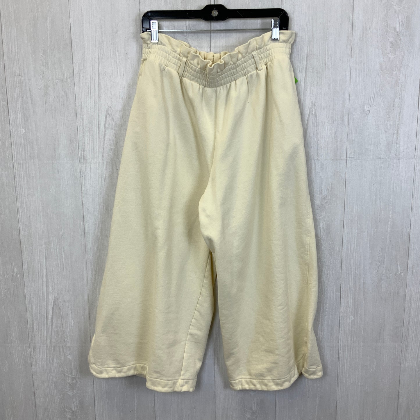 Pants Cropped By H&M In Cream, Size:L