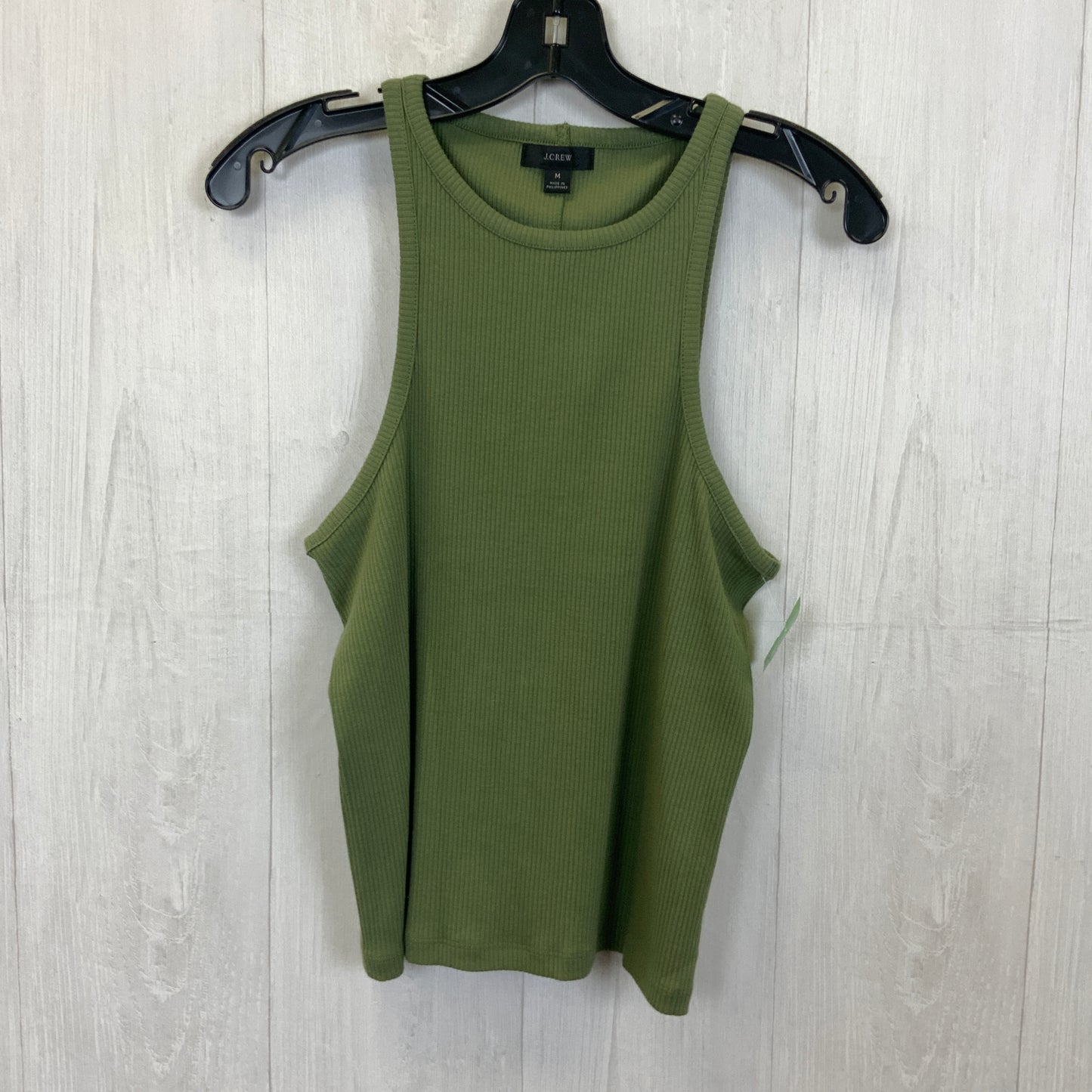 Tank Top By J. Crew In Green, Size:M