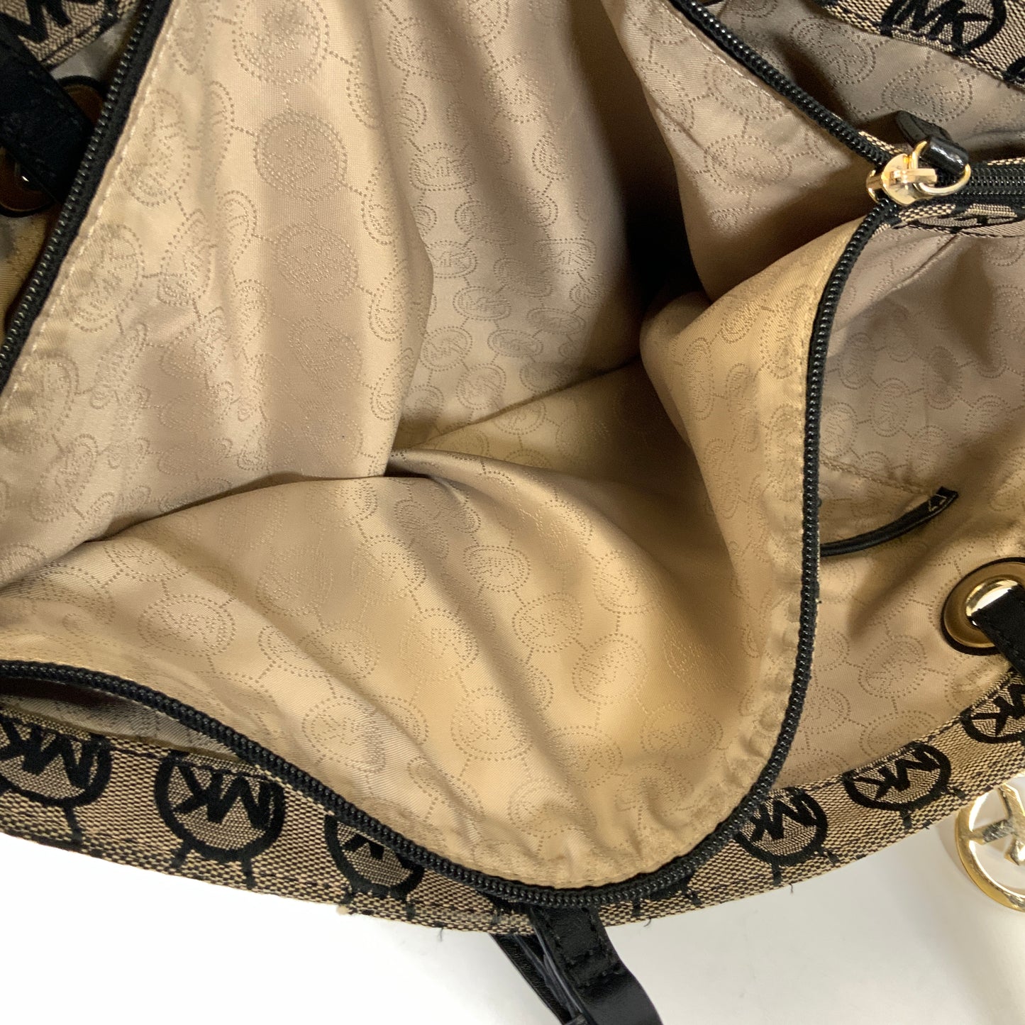 Handbag Designer By Michael Kors In Brown, Size:Large