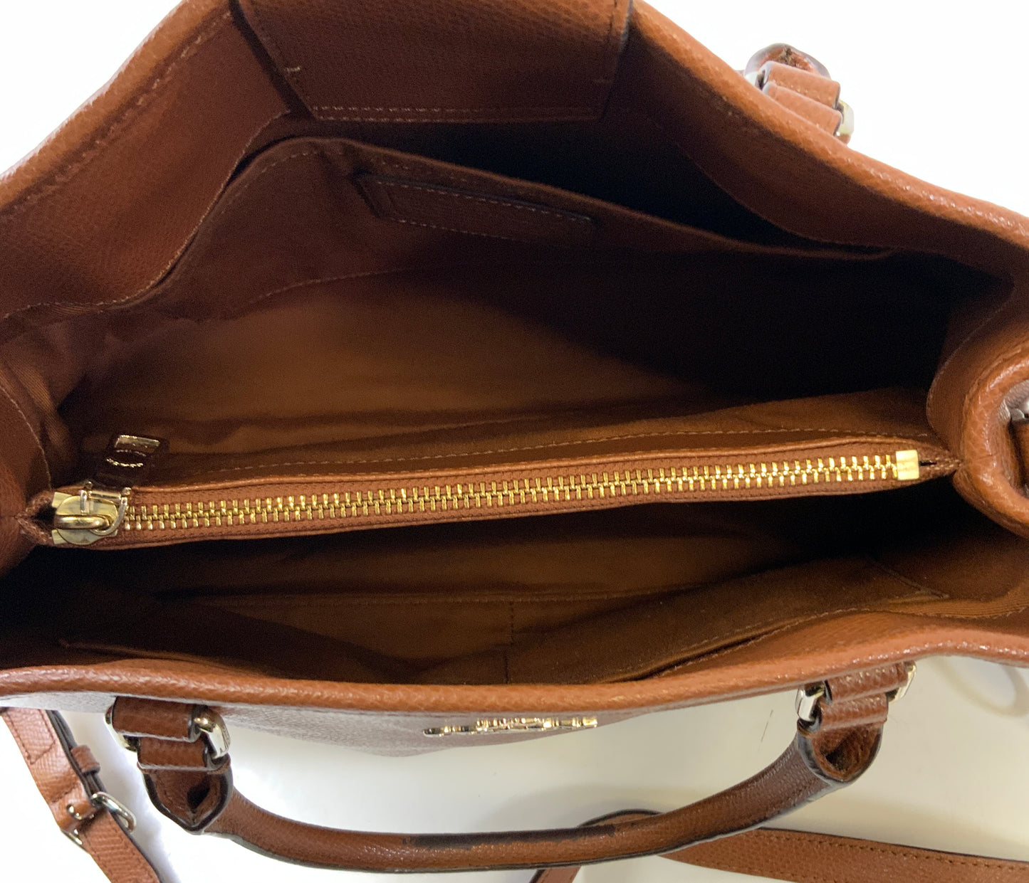 Handbag Designer By Coach In Brown, Size:Medium