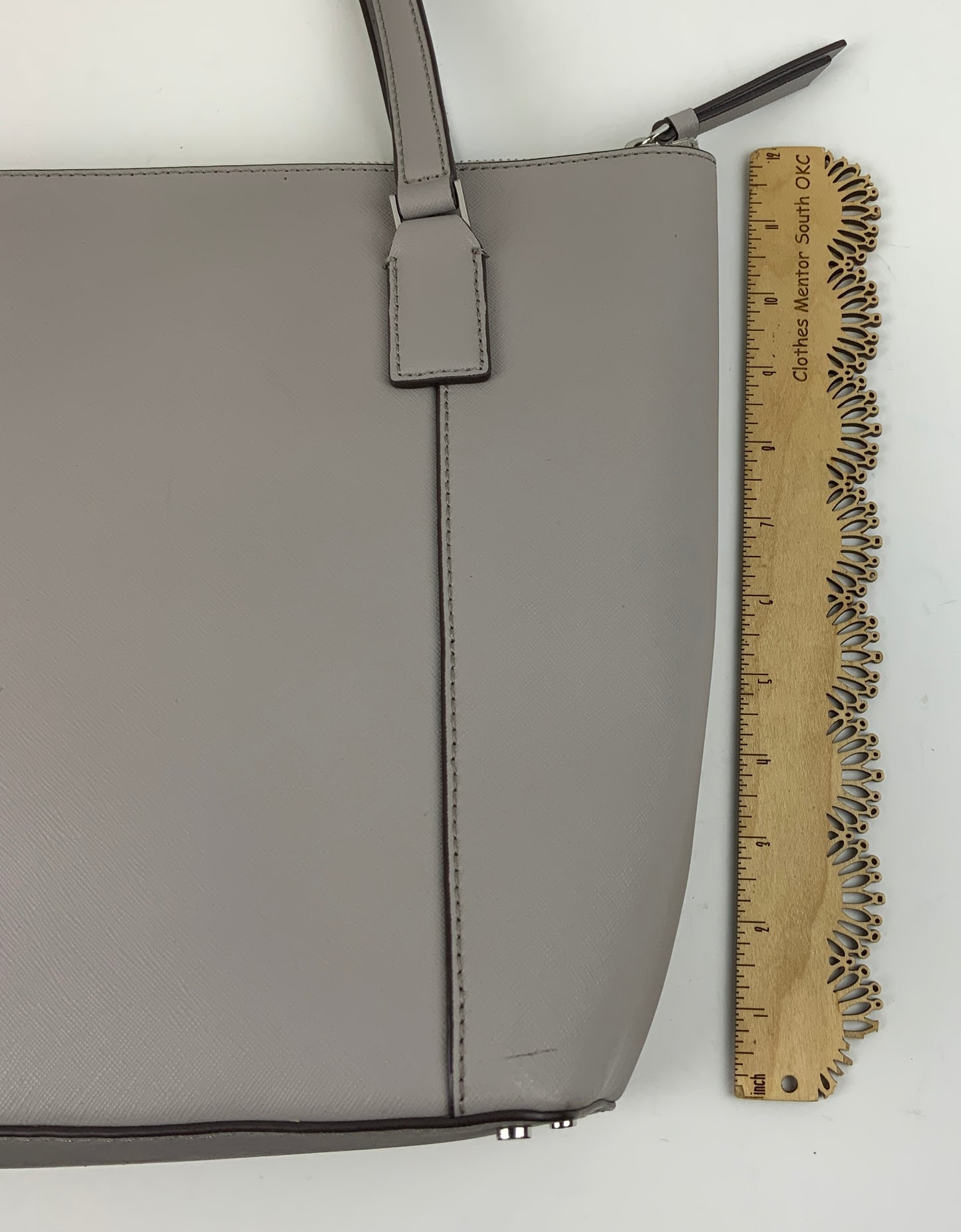 Handbag Designer By Kate Spade In Grey, Size:Large