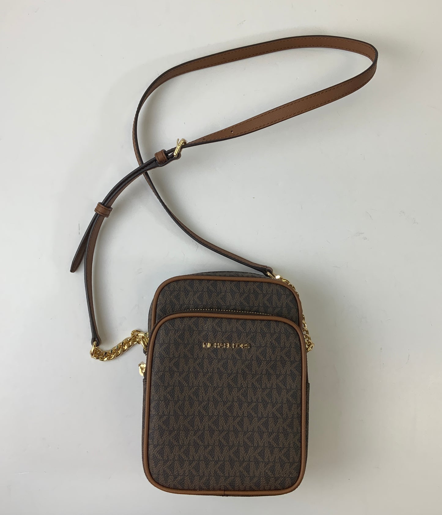 Crossbody Designer By Michael Kors Collection In Brown, Size:Medium