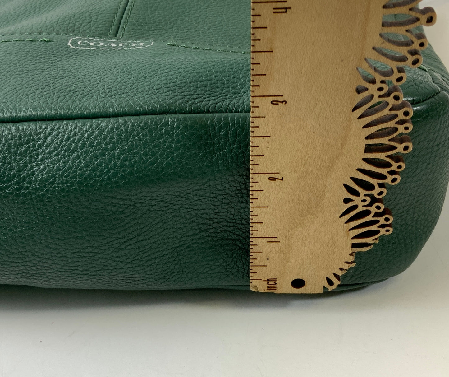 Crossbody Designer By Coach In Green, Size:Small