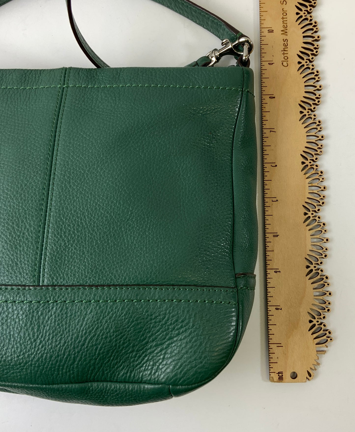 Crossbody Designer By Coach In Green, Size:Small