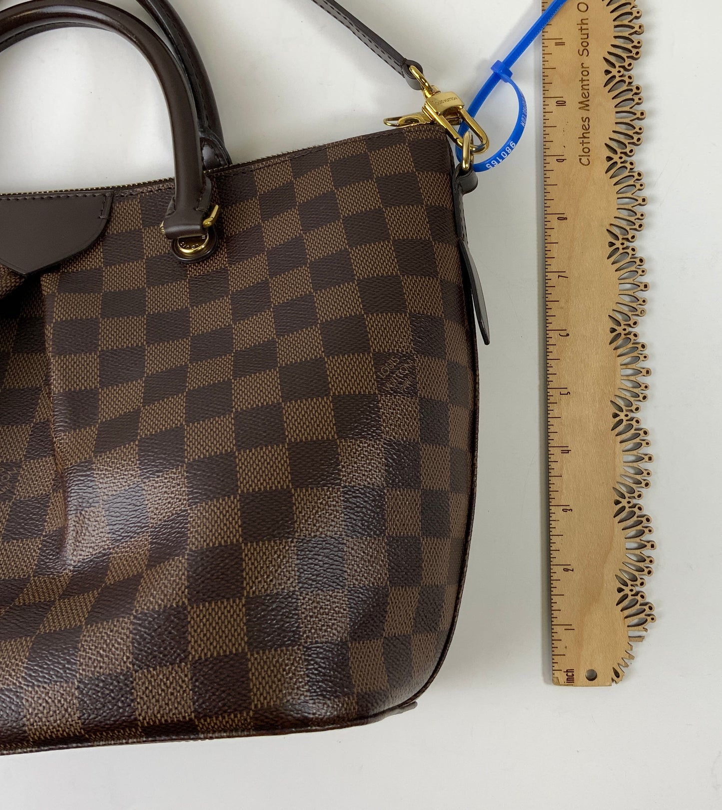 Handbag Luxury Designer By Louis Vuitton In Brown, Size:Medium