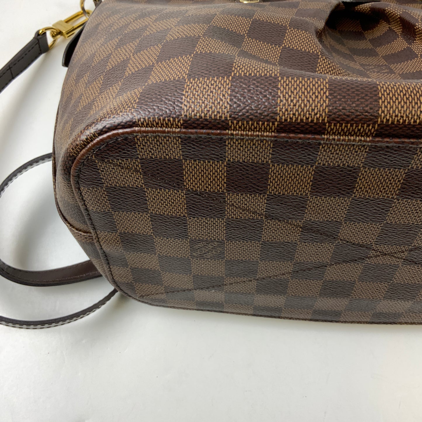 Handbag Luxury Designer By Louis Vuitton In Brown, Size:Medium