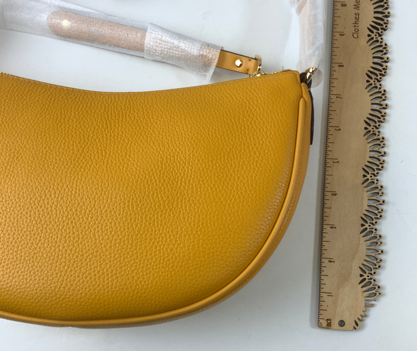 Handbag Designer By Michael Kors In Yellow, Size:Small