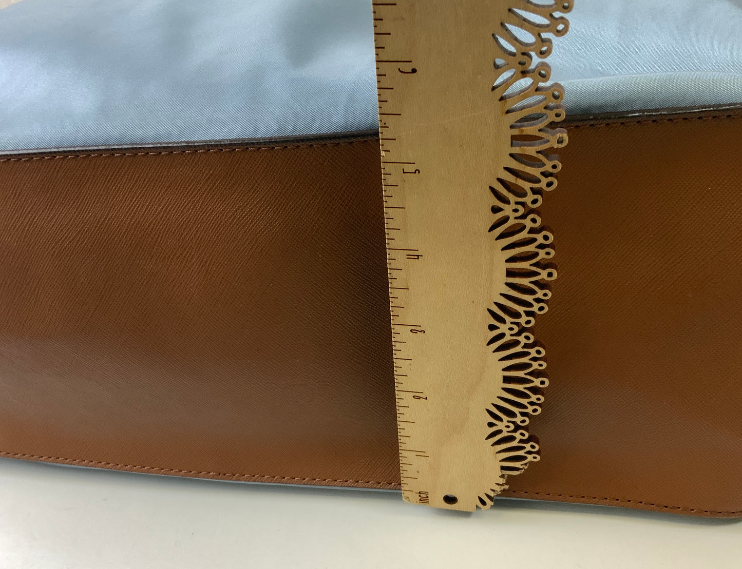 Handbag Designer By Michael Kors In Blue, Size:Medium