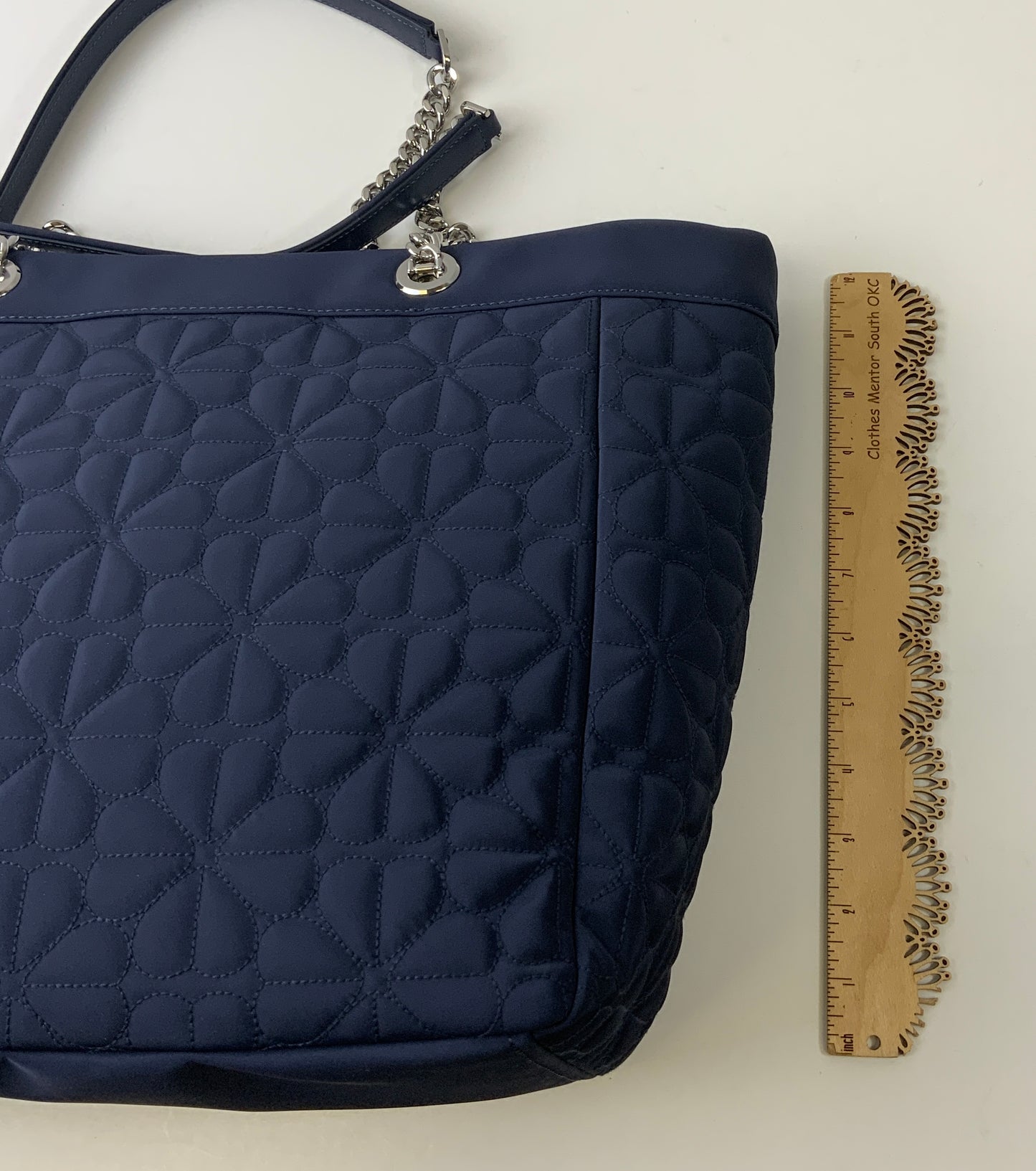 Handbag Designer By Kate Spade In Navy, Size:Large