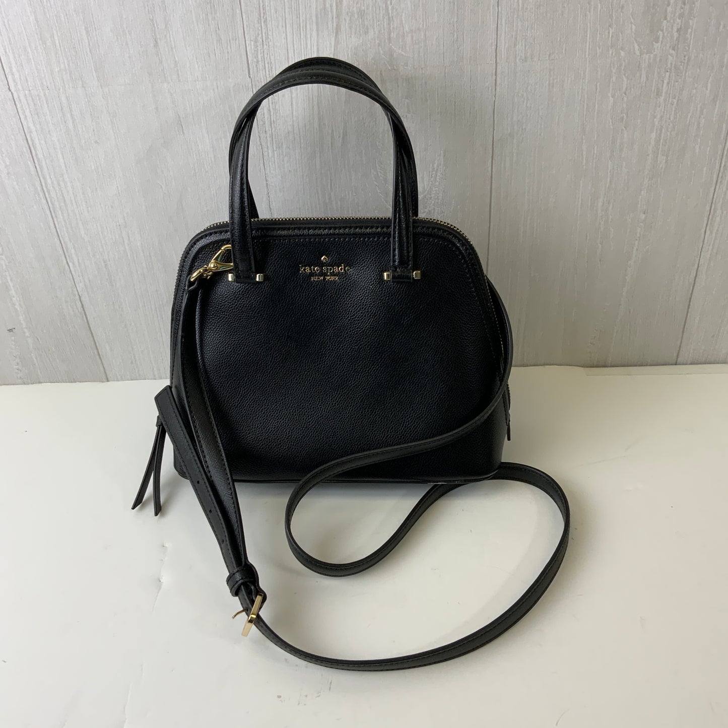 Handbag Designer By Kate Spade In Black, Size:Medium