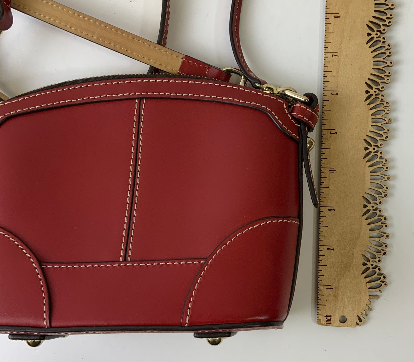 Crossbody Designer By Dooney And Bourke In Red, Size:Small