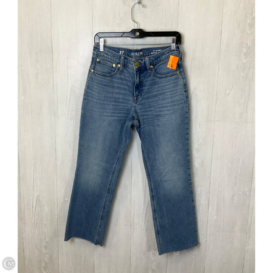 Jeans Cropped By J. Crew In Blue Denim, Size: 4