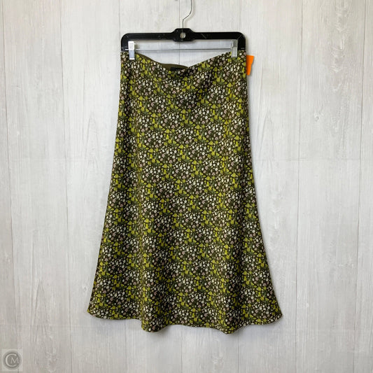 Skirt Midi By J. Crew In Green, Size: S