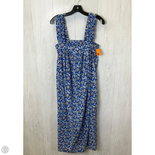 Dress Casual Midi By J. Crew In Blue, Size: S
