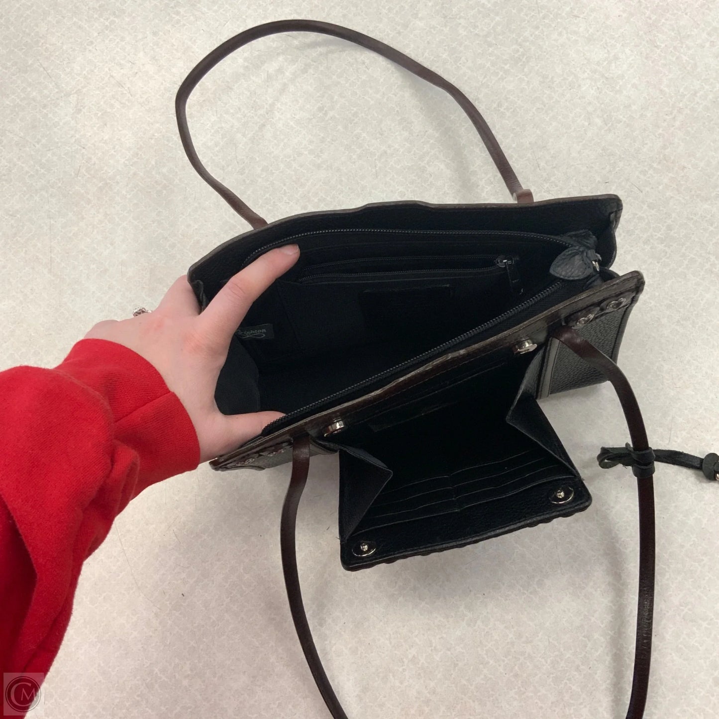 Handbag Leather By Brighton, Size: Small