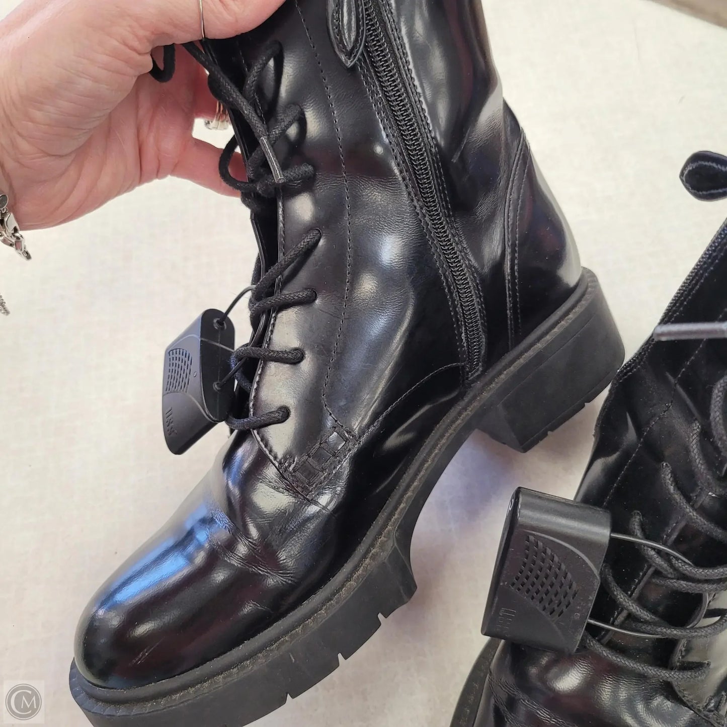 Boots Designer By Coach In Black, Size: 8