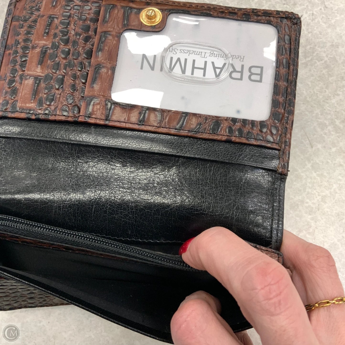 Wallet Designer By Brahmin, Size: Medium