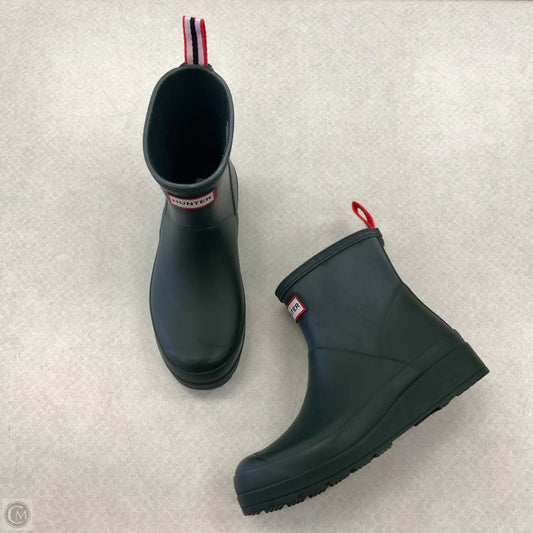 Boots Rain By Hunter In Green, Size: 7