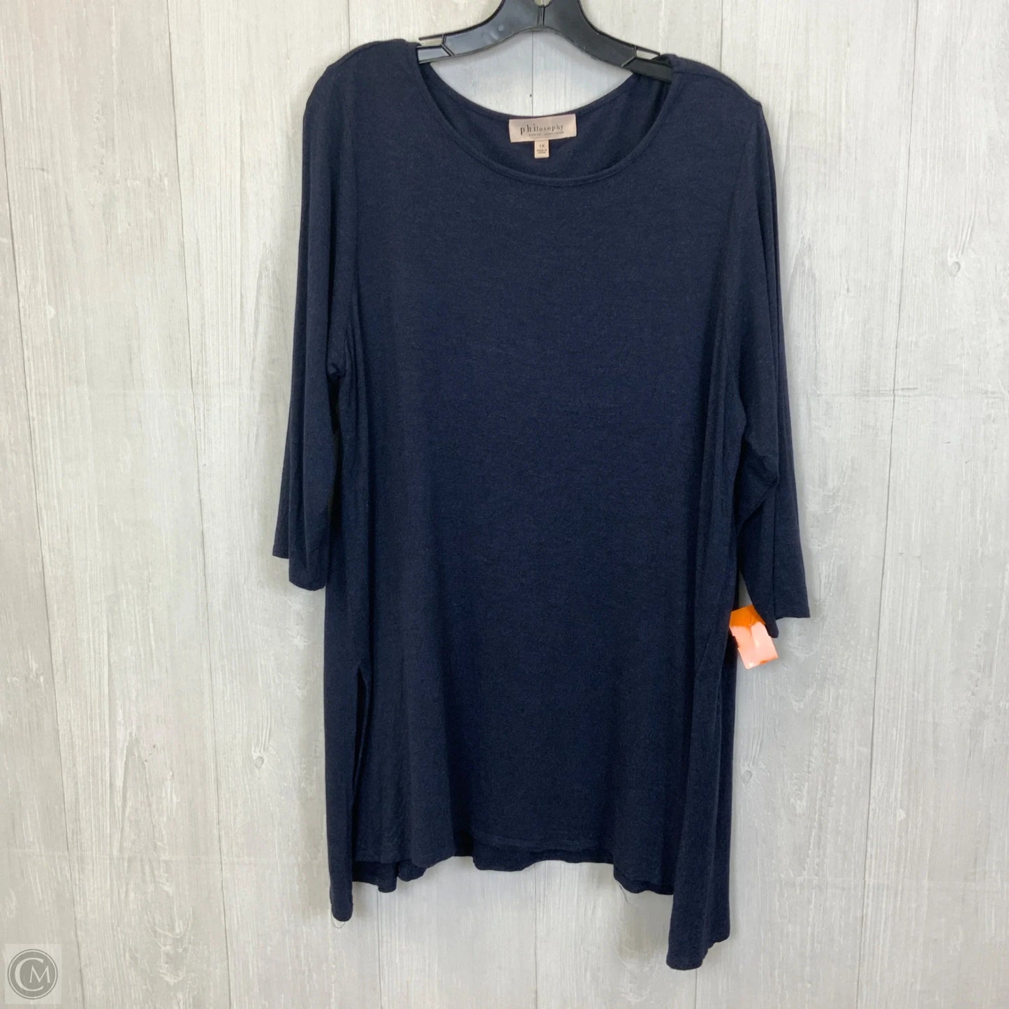 Top Long Sleeve Basic By Philosophy In Bronze, Size: 1x