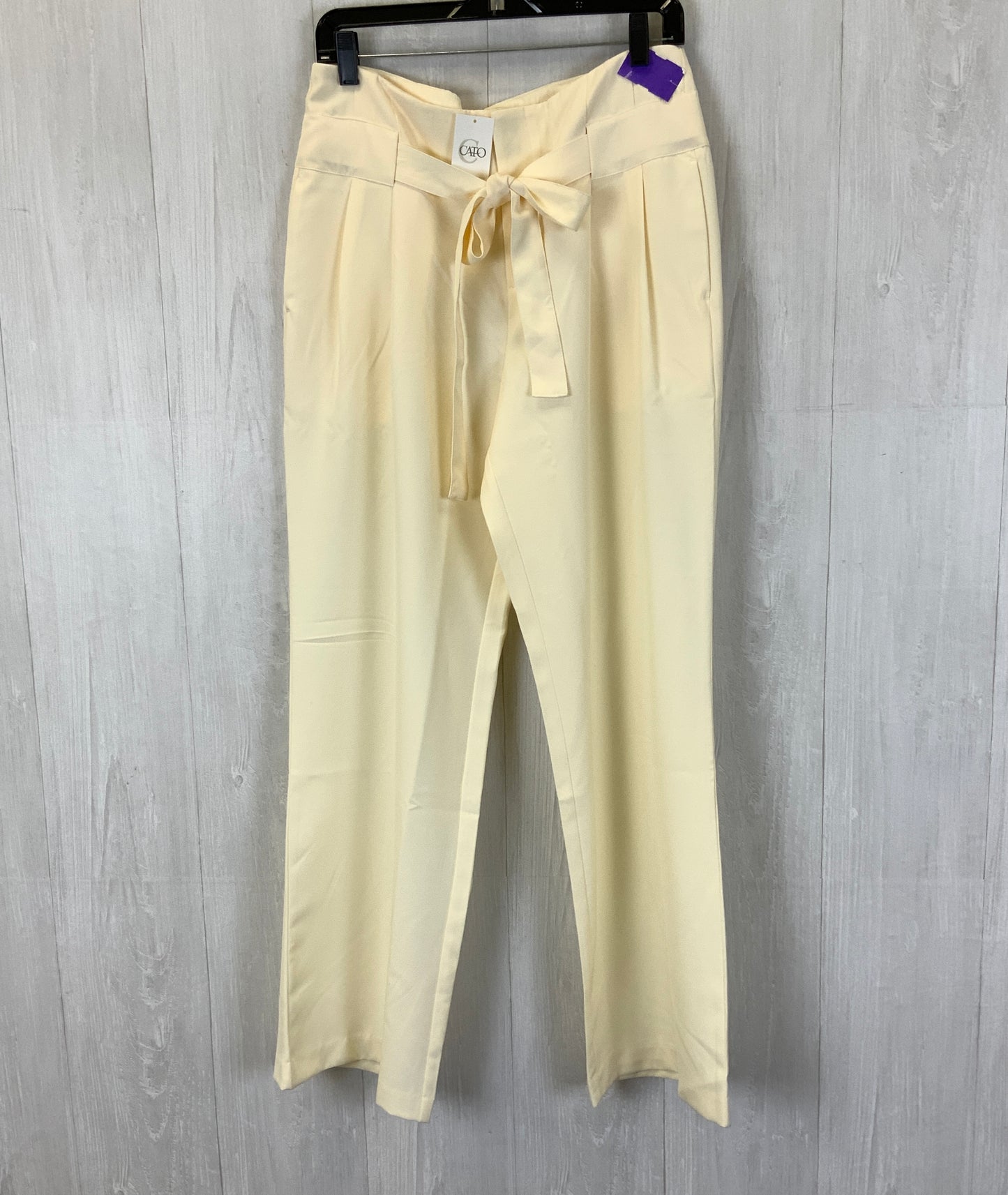 Pants Wide Leg By Cato In Cream, Size: 12