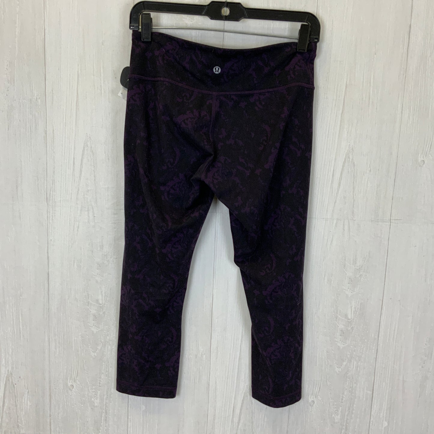 Athletic Leggings Capris By Lululemon In Purple, Size: 8