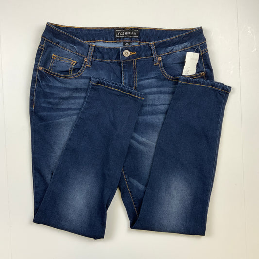 Jeans Skinny By Cato In Blue Denim, Size: 12petite