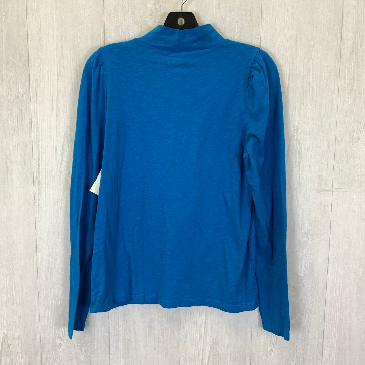 Top Long Sleeve Basic By Loft In Blue, Size: L