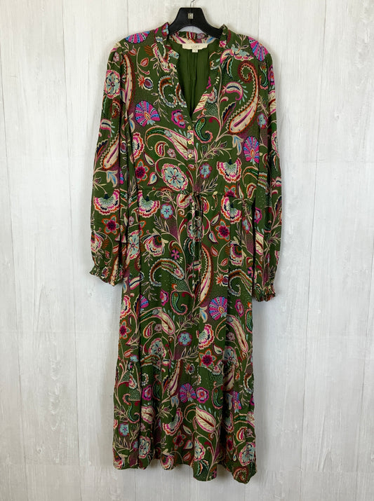 Dress Casual Maxi By Loft In Green, Size: L