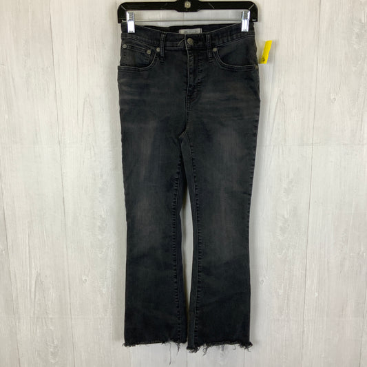 Jeans Boot Cut By Madewell In Black Denim, Size: 2