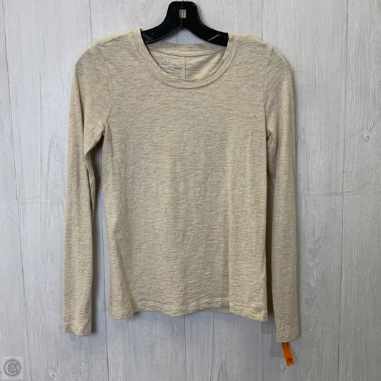Top Long Sleeve By J. Crew In Cream, Size: Xs