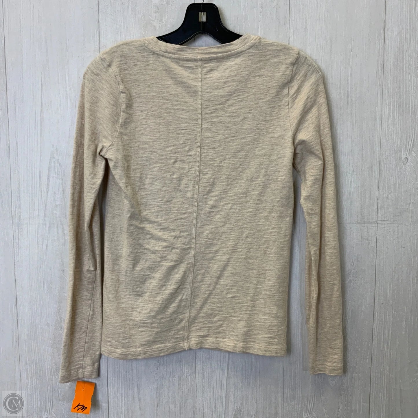 Top Long Sleeve By J. Crew In Cream, Size: Xs