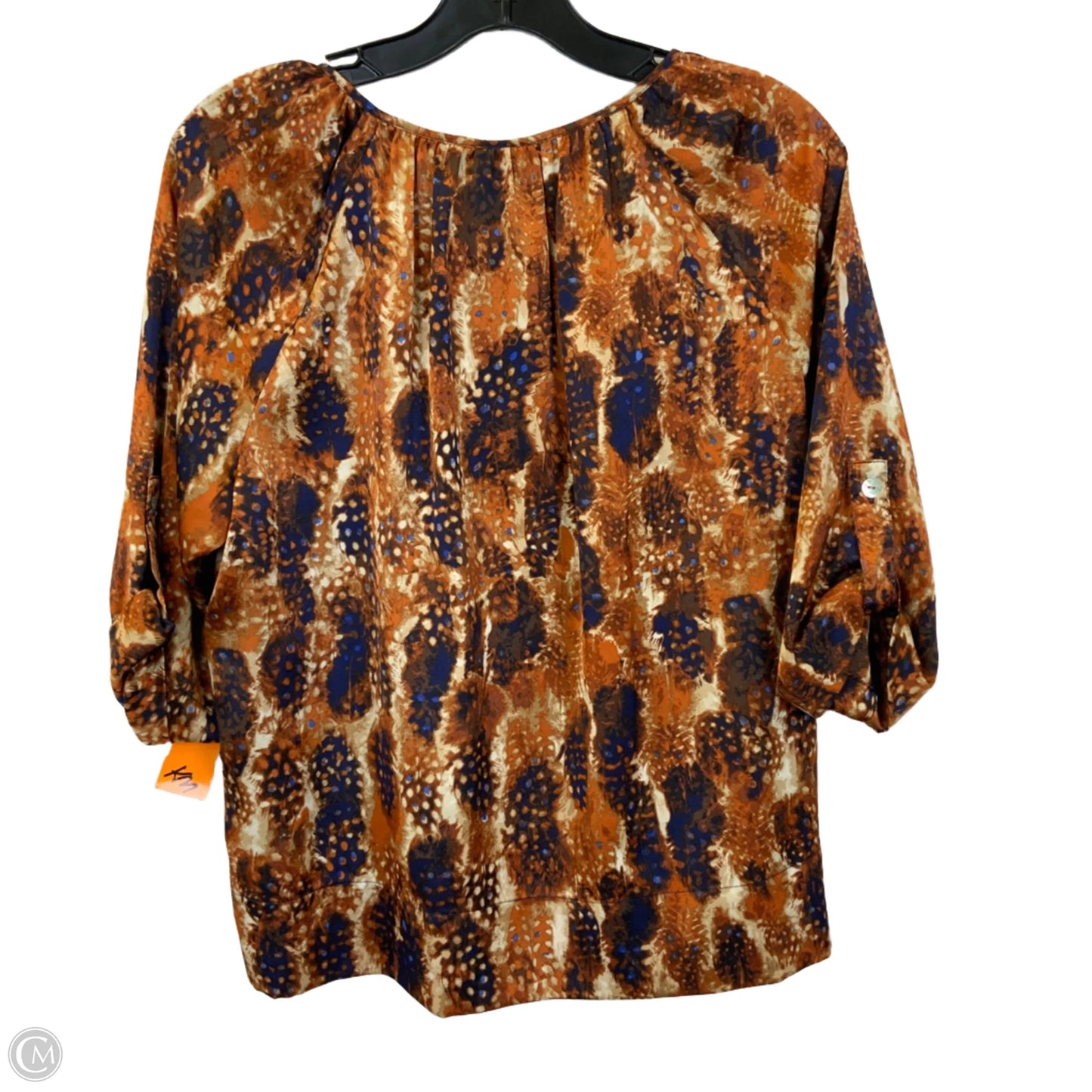 Top 3/4 Sleeve By Ruby Rd In Brown, Size: Mp