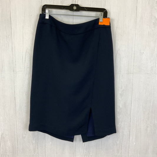 Skirt Midi By Talbots In Navy, Size: L