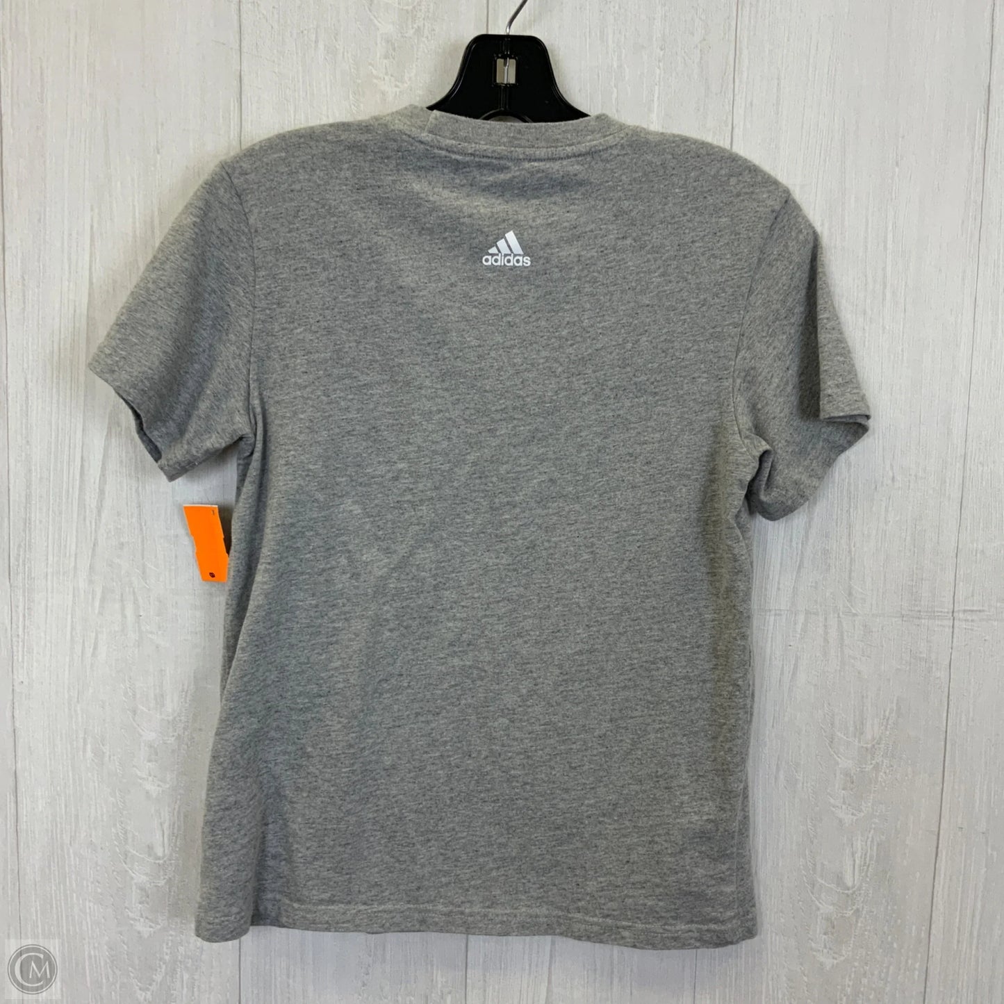 Top Short Sleeve Basic By Adidas In Grey, Size: Xs