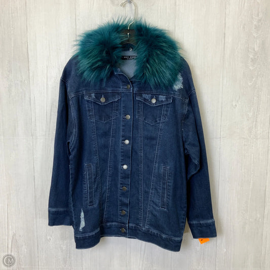Jacket Denim By Max Jeans In Blue Denim, Size: Xs