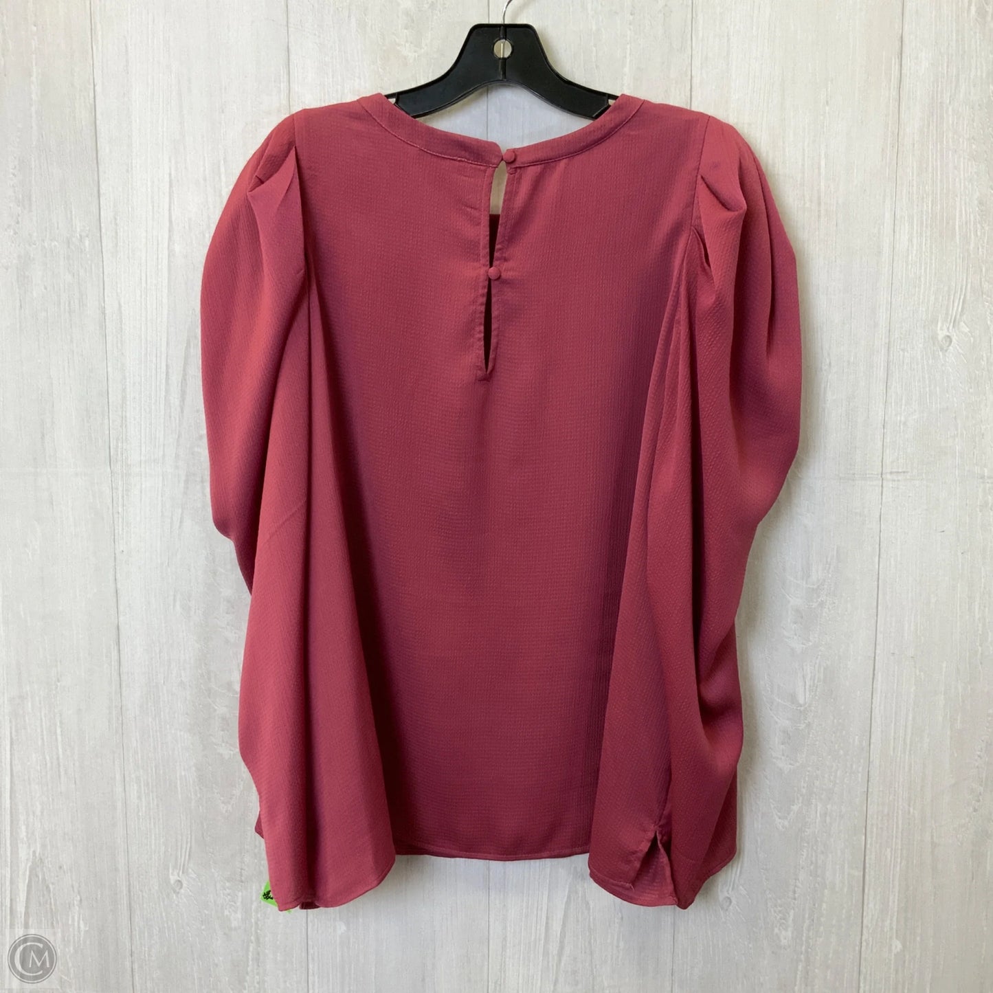 Blouse Long Sleeve By Vince Camuto In Mauve, Size: Xxl