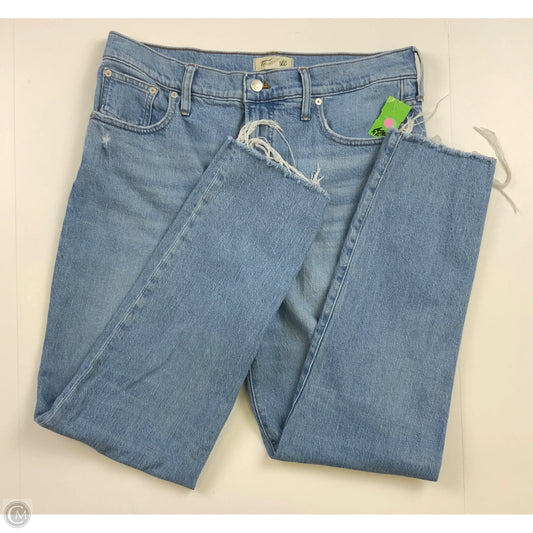 Jeans Boyfriend By Madewell In Blue Denim, Size: 12l