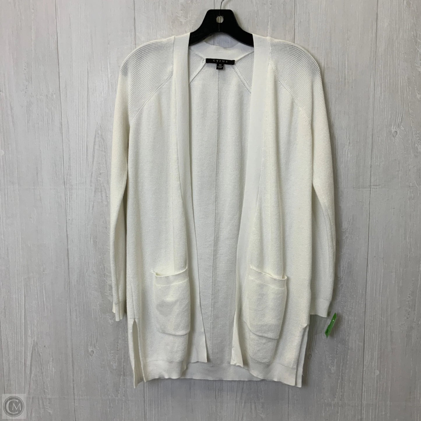 Cardigan By Cyrus Knits In White, Size: Xs