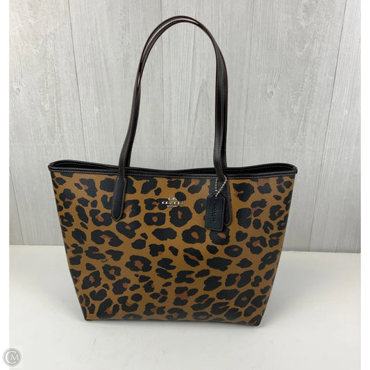 Tote Designer By Coach, Size: Large